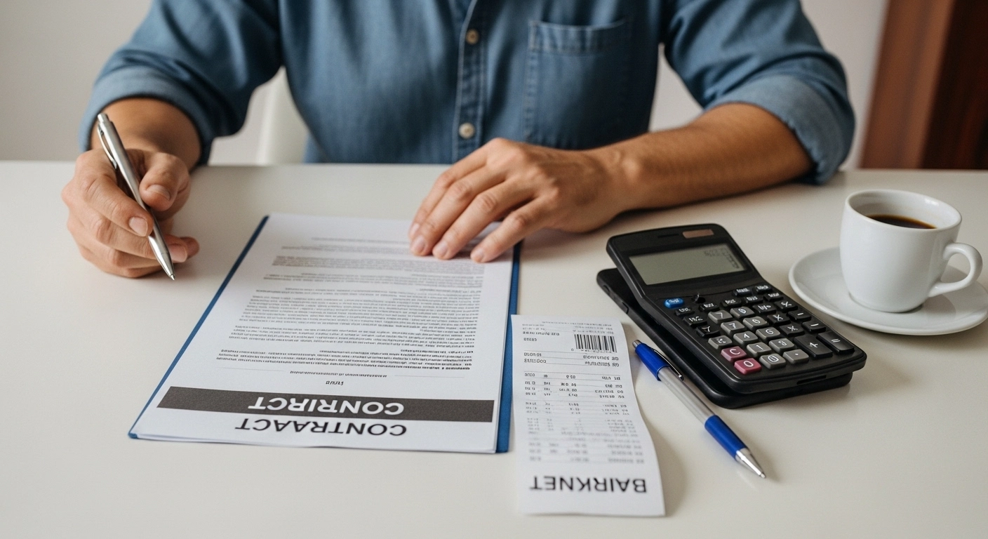 Checklist antes de fechar acordo: o que conferir no contrato e no boleto