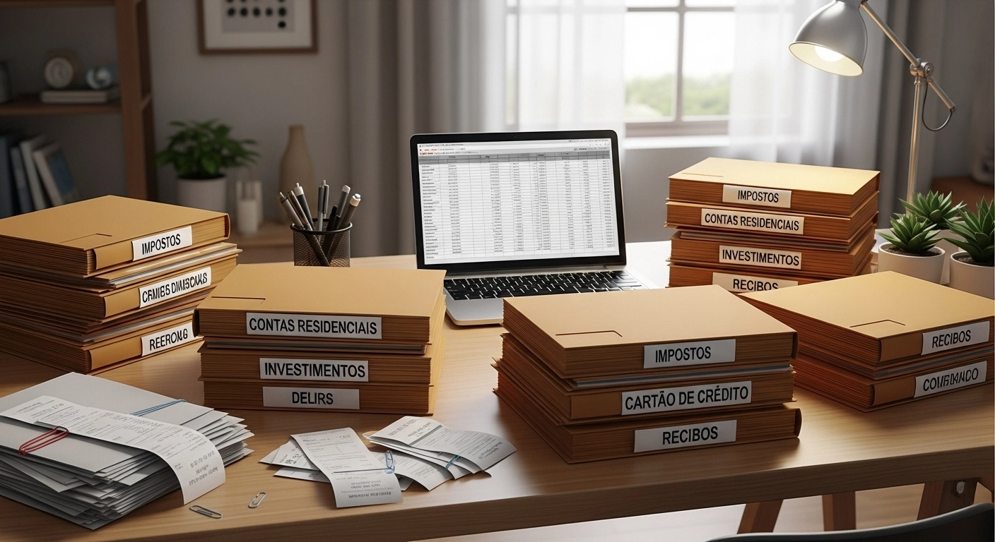 Como organizar recibos e despesas dedutíveis durante o ano