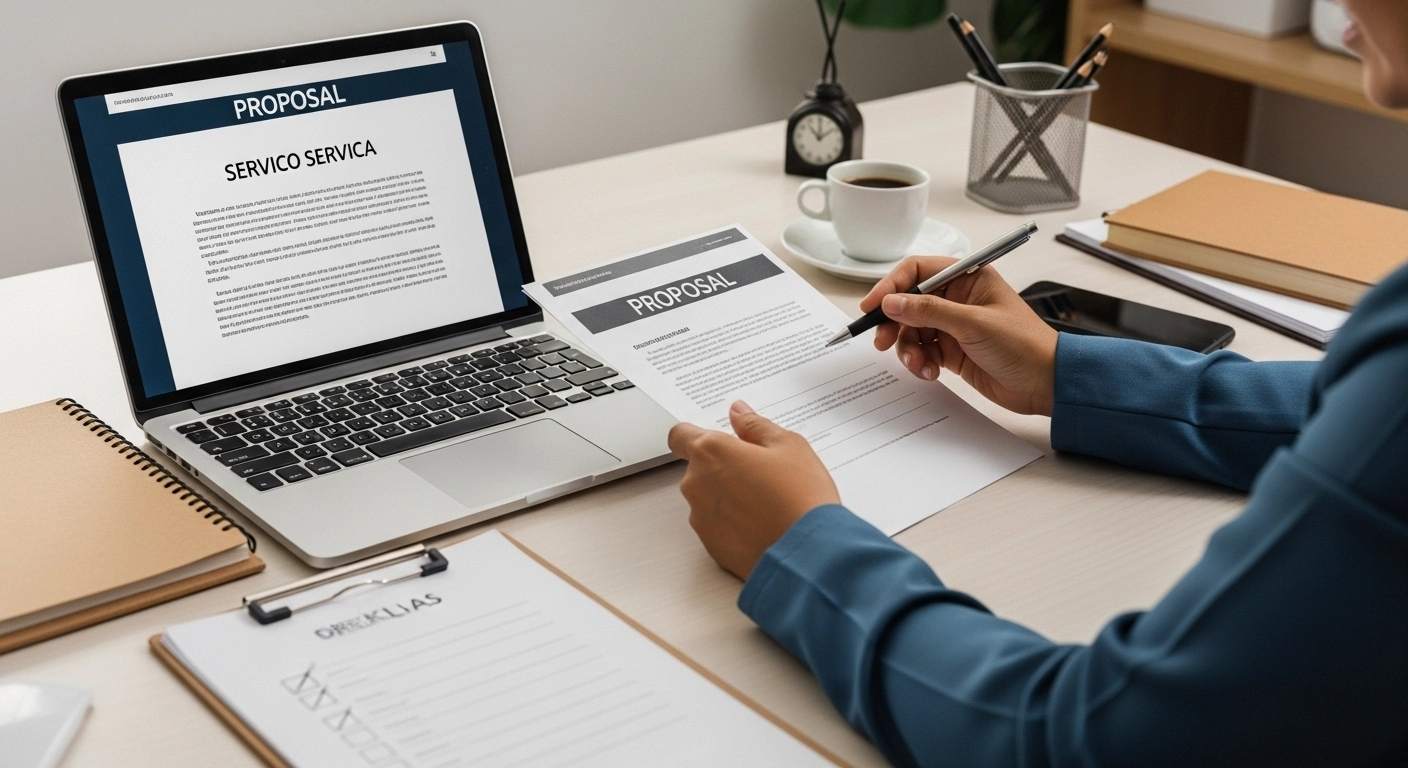 Checklist de proposta de serviço: o que não pode faltar no texto