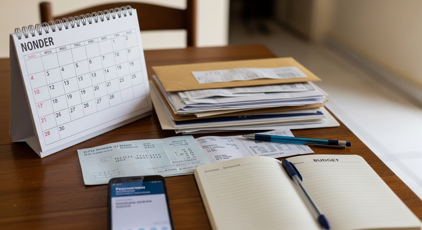 Checklist para organizar parcelas e vencimentos no mês