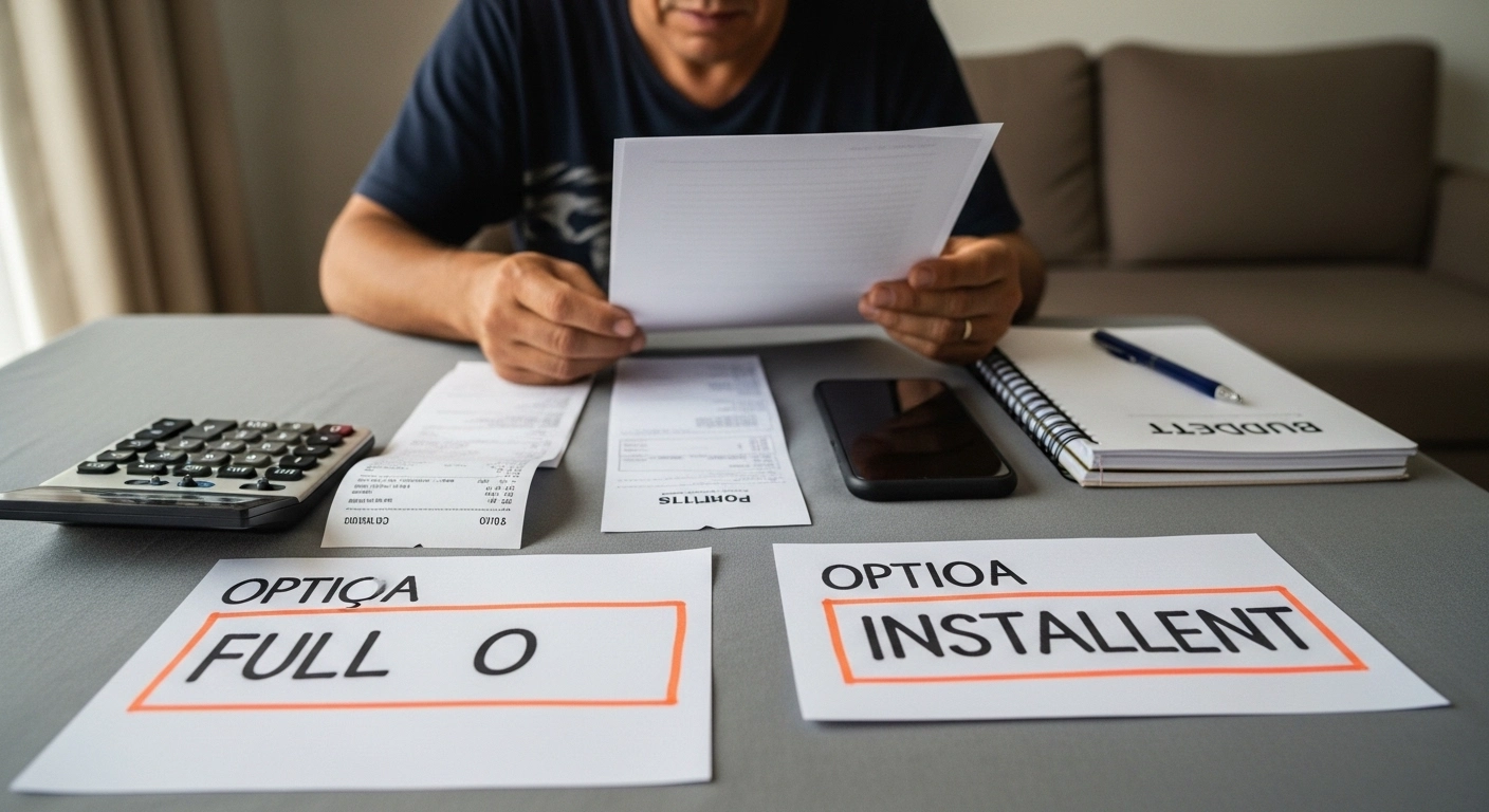 Pagar à vista ou parcelar o acordo: quando faz sentido cada opção