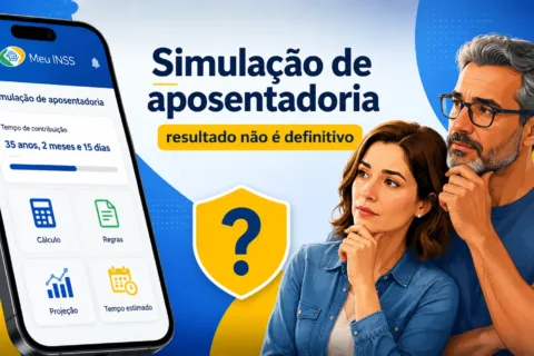 Simulação de aposentadoria no meu INSS: como fazer e por que o resultado não é definitivo