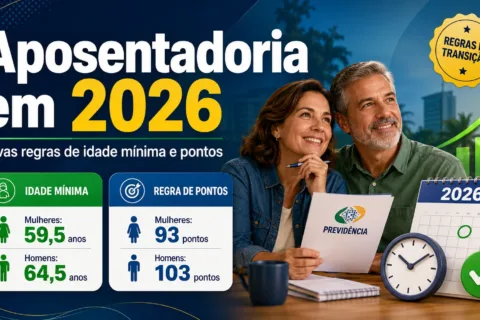 Aposentadoria em 2026: entenda as novas regras de idade mínima e pontos