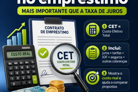 O que é CET no empréstimo e por que ele é mais importante que a taxa de juros