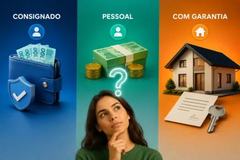 Empréstimo consignado, pessoal ou com garantia: entenda as diferenças antes de escolher
