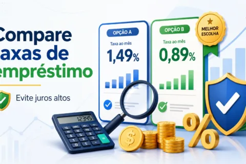Como comparar taxas de empréstimo antes de contratar e evitar pagar juros