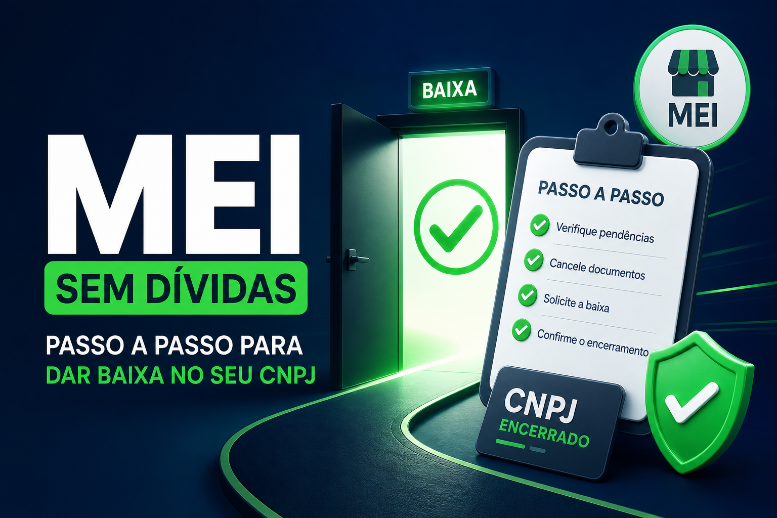 Como dar baixa no MEI sem dívidas: passo a passo seguro para encerrar seu CNPJ em 2026